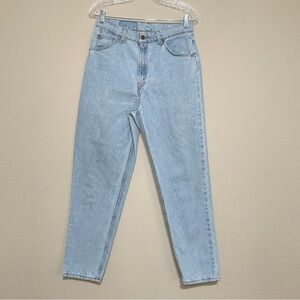 VTG Levi's 921 Jeans Womens 12 Short Orange Tab Tapered‎ Fit High Rise 90s 15921